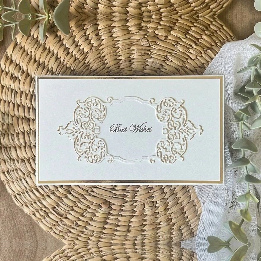 The Royal Elegance handmade wedding envelope